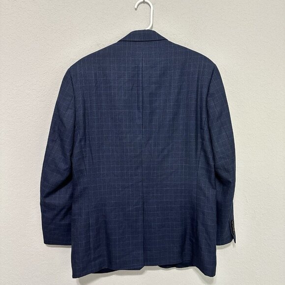 Lauren Ralph Lauren Single Breasted Mens Blazer Sports Coat 38R? Blue Plaid Work - Picture 2 of 12